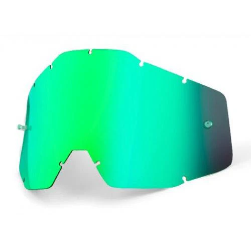 100% - Green Iridium Goggles Lens