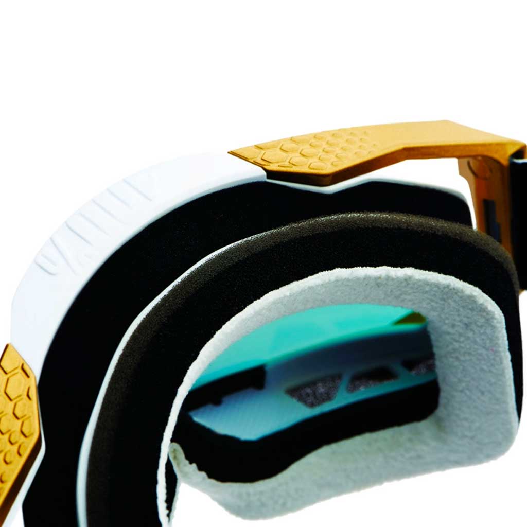 100% - Racecraft2 Succession Gold Mirror Goggles - Image 5