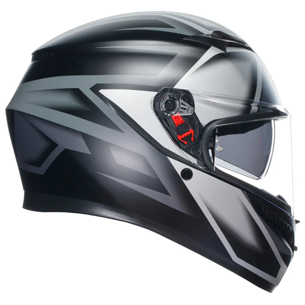 AGV - K3 Compound Black/Grey Helmet - Image 3