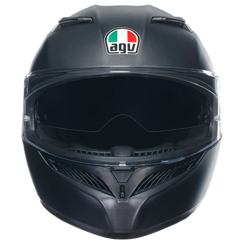 AGV - K3 Solid Matt Black Helmet - Image 2
