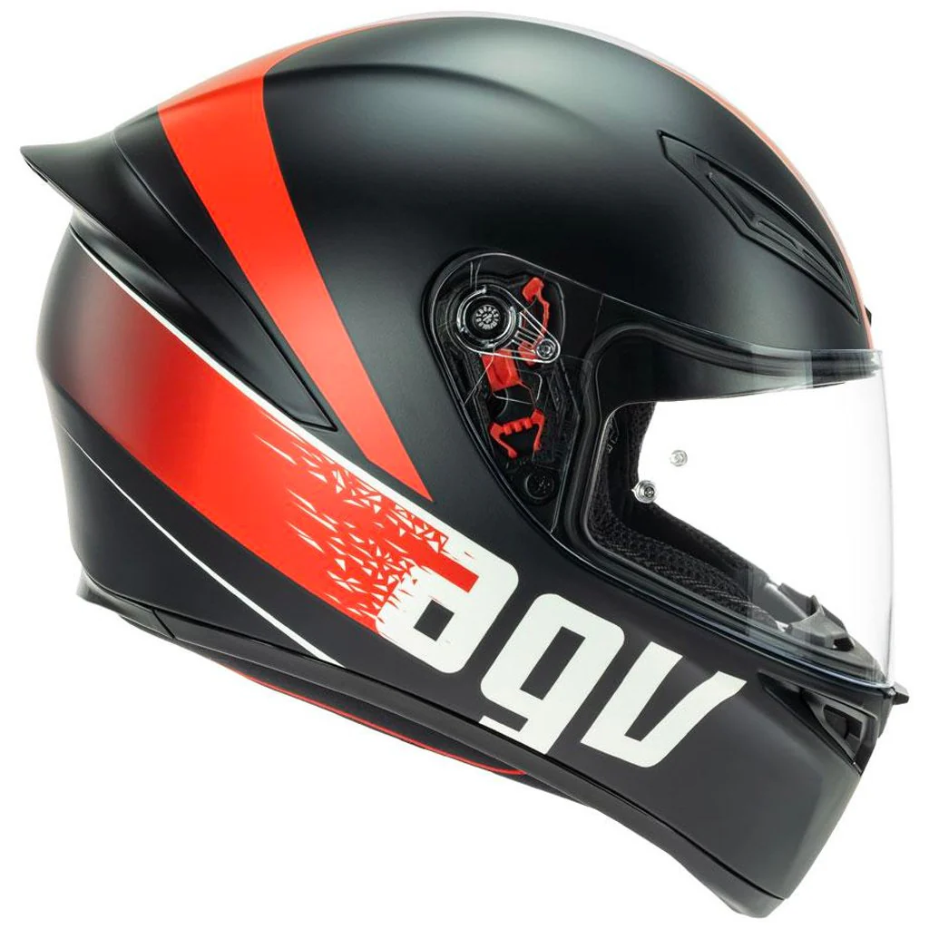 AGV - K-1 Grip Black/Red Helmet - Image 2