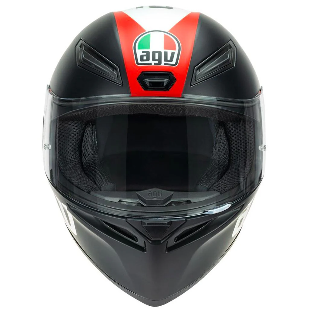 AGV - K-1 Grip Black/Red Helmet - Image 3