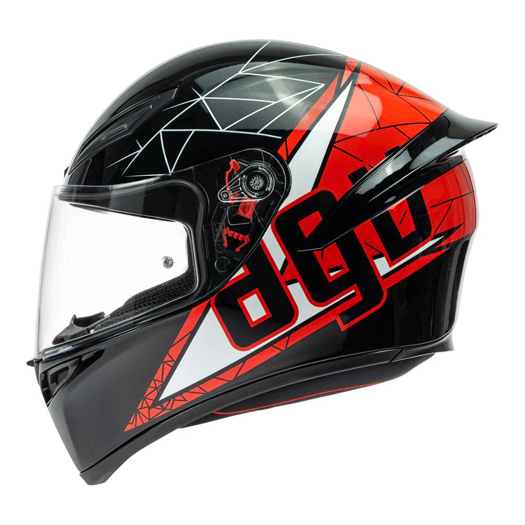 AGV - K-1 Shift Black/Red Helmet - Image 2