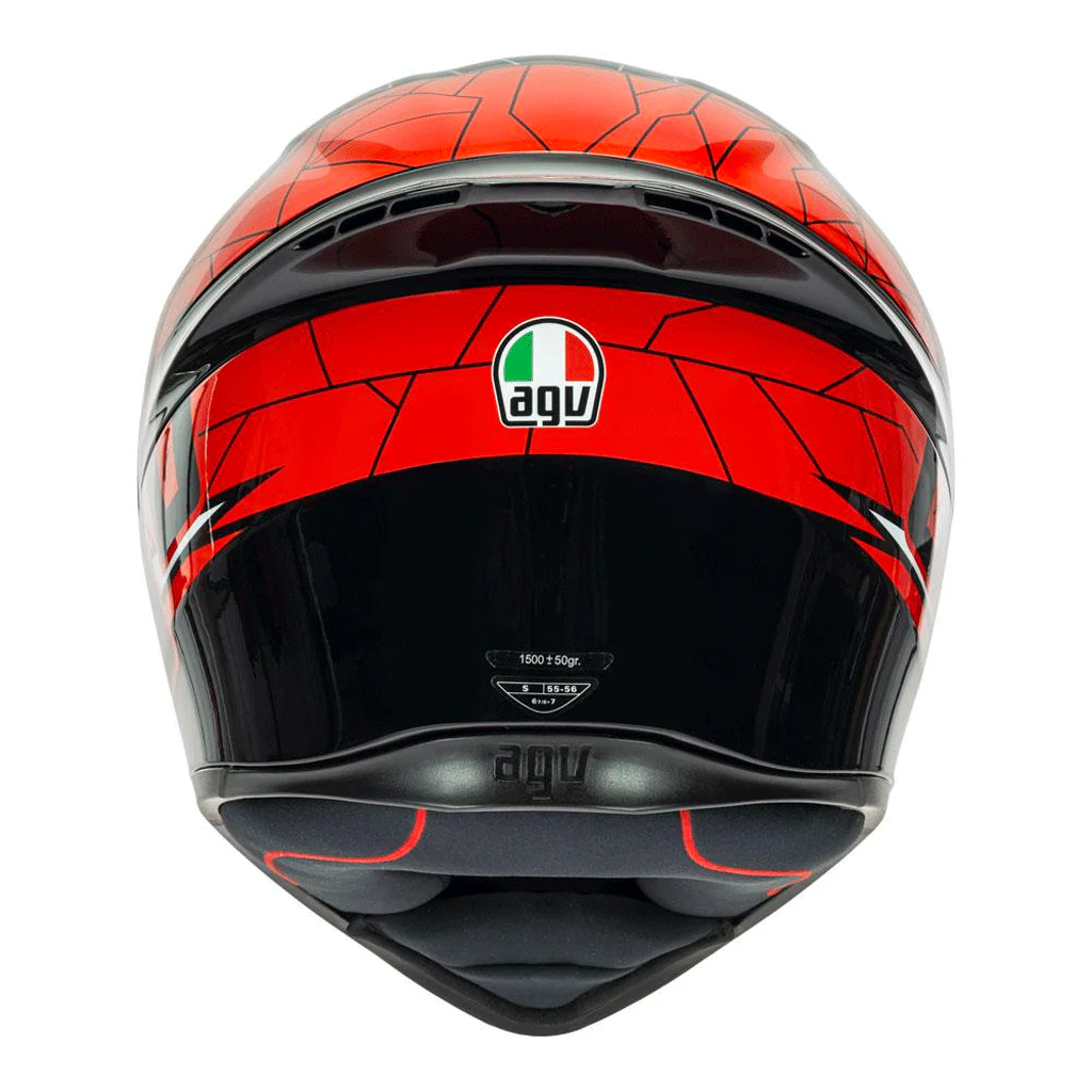 AGV - K-1 Shift Black/Red Helmet - Image 6