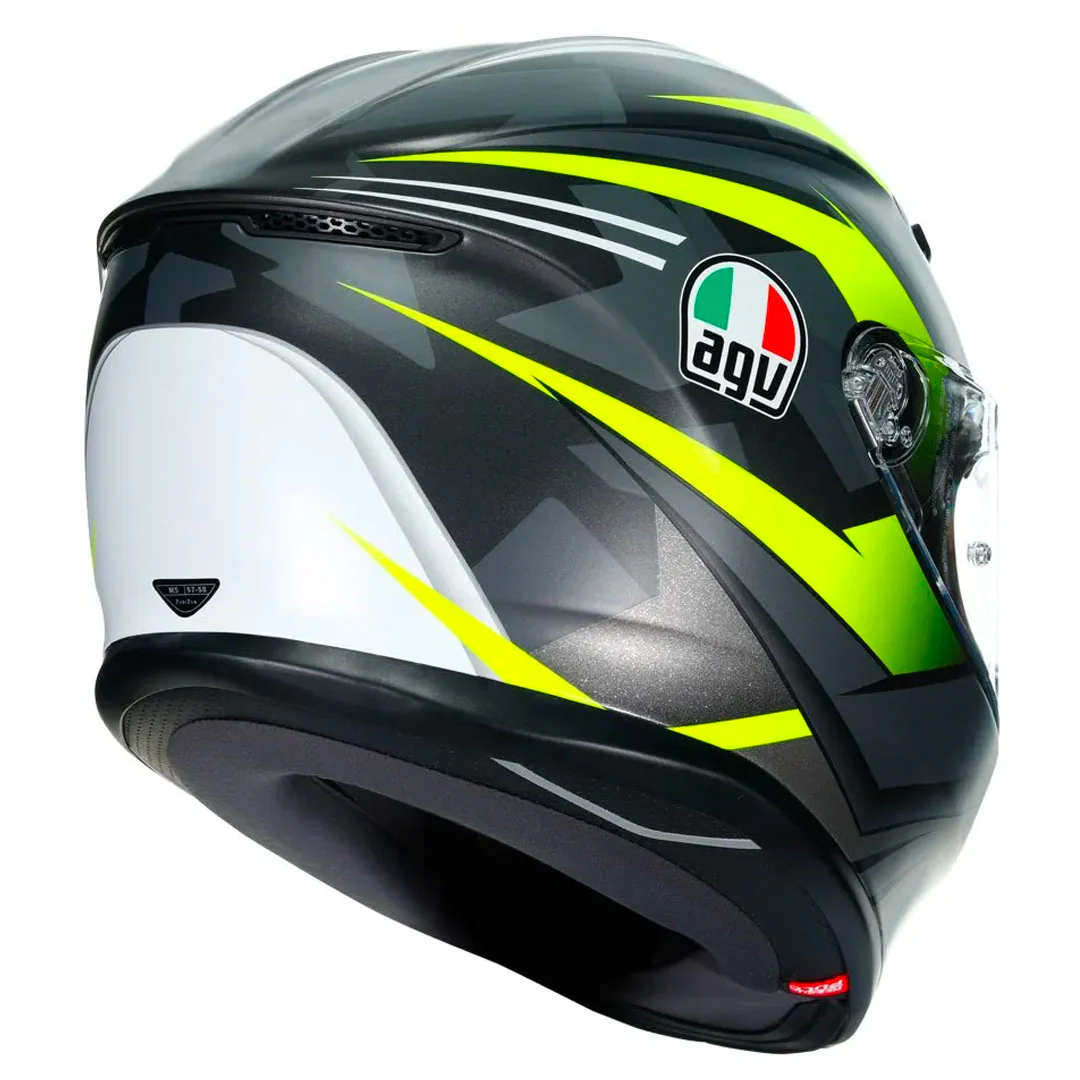 AGV - K-6 Excite Camo Black/Yellow Helmet - Image 5