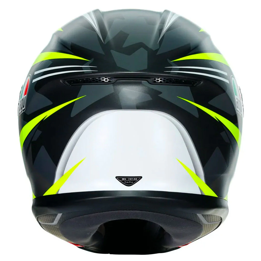 AGV - K-6 Excite Camo Black/Yellow Helmet - Image 7