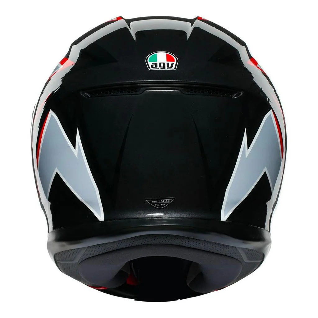 AGV - K-6 Flash Black/Grey/Red Helmet - Image 7