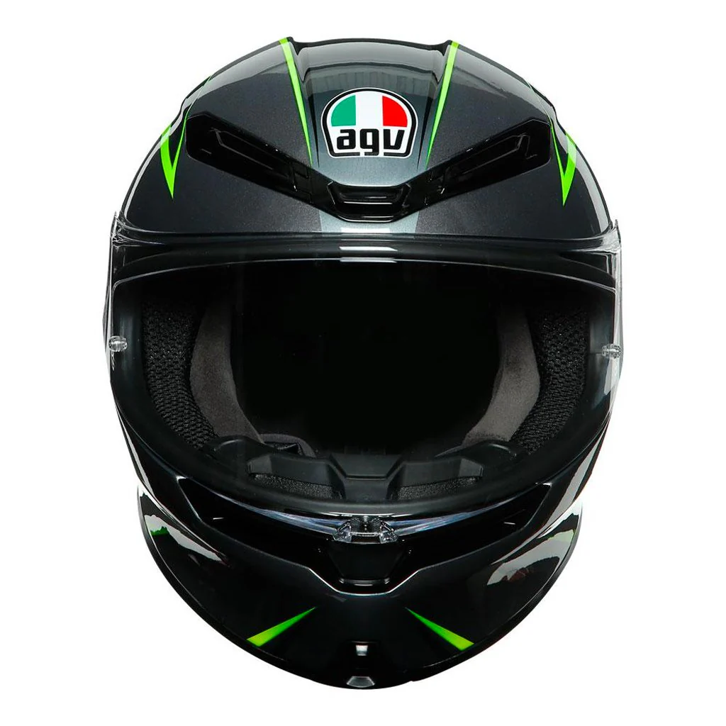 AGV - K-6 Flash Black/Grey/Yellow Helmet - Image 2