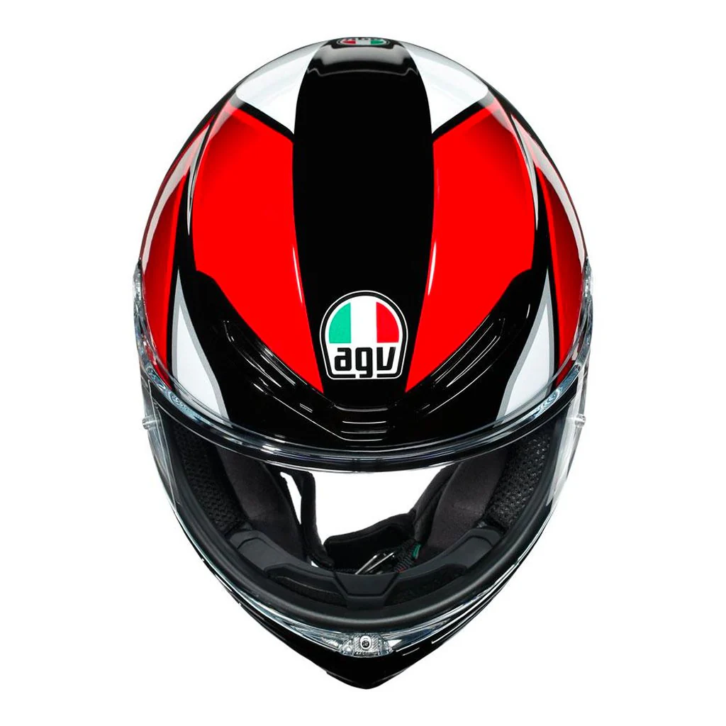 AGV - K-6 Hyphen Black/Red Helmet - Image 7