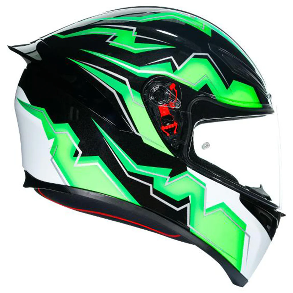 AGV - K1 Kripton Black/Green Helmet - Image 3