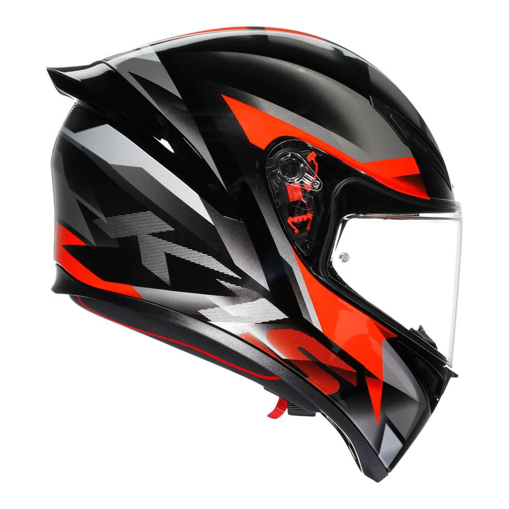 AGV - K1 S Fastlap Black/Grey/Red Full Face Helmet - Image 3