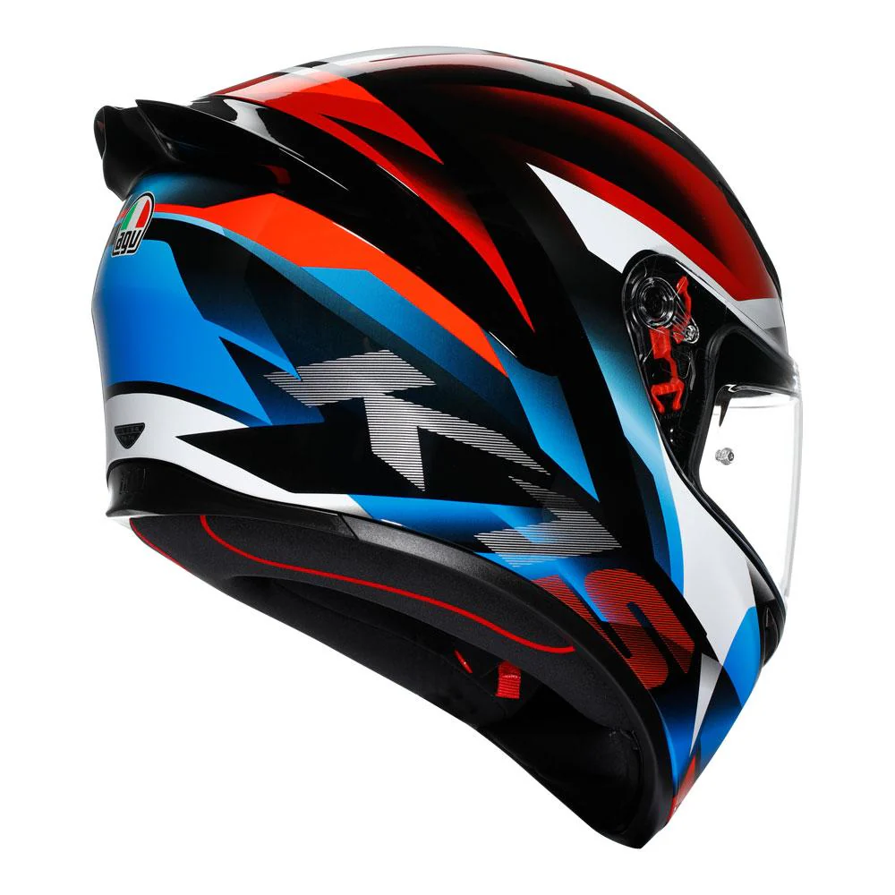 AGV - K1 S Fastlap Black/Red/Blue Full Face Helmet - Image 5