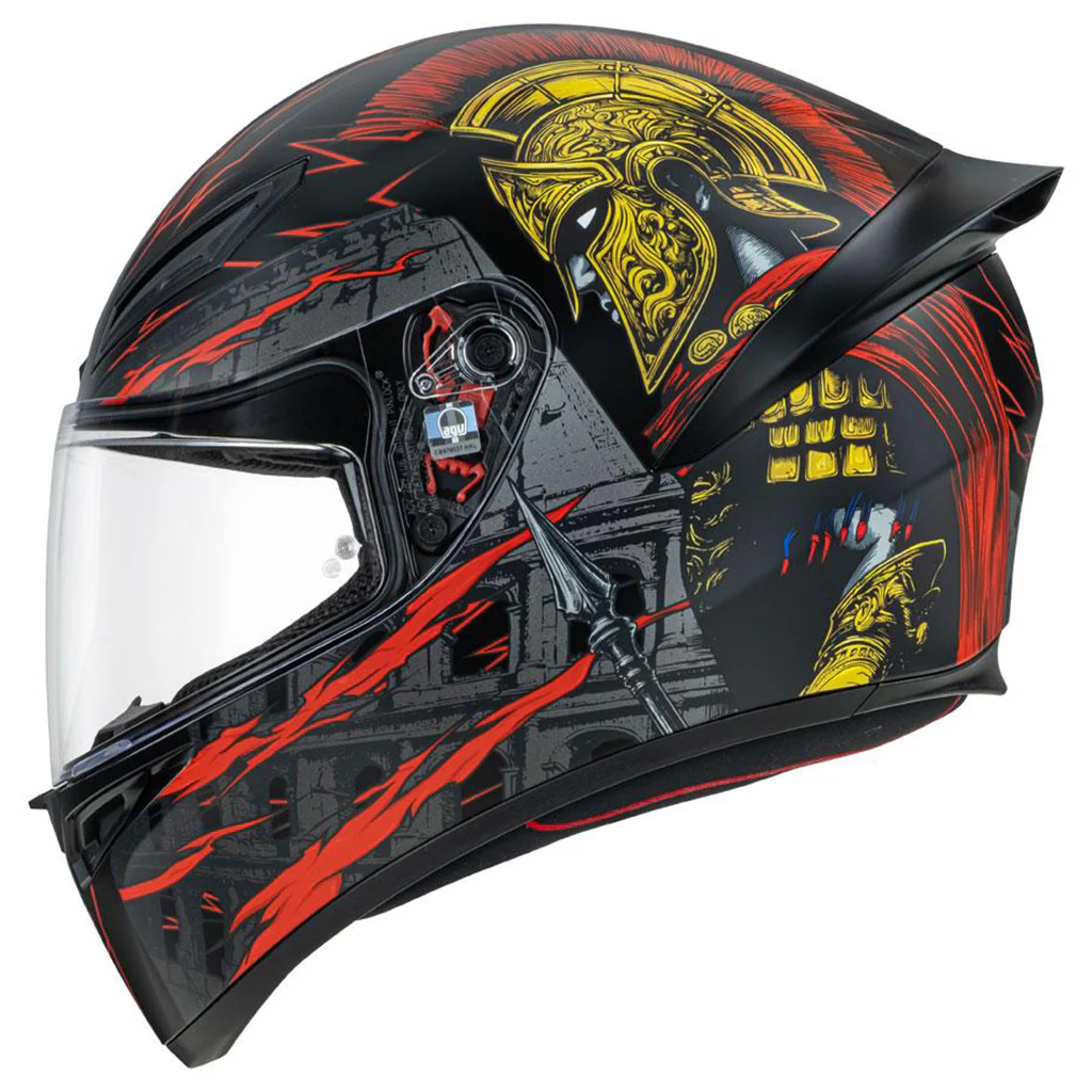 AGV - K1 S Gladiator Black/Gold/Red Limited Edition Helmet - Image 3