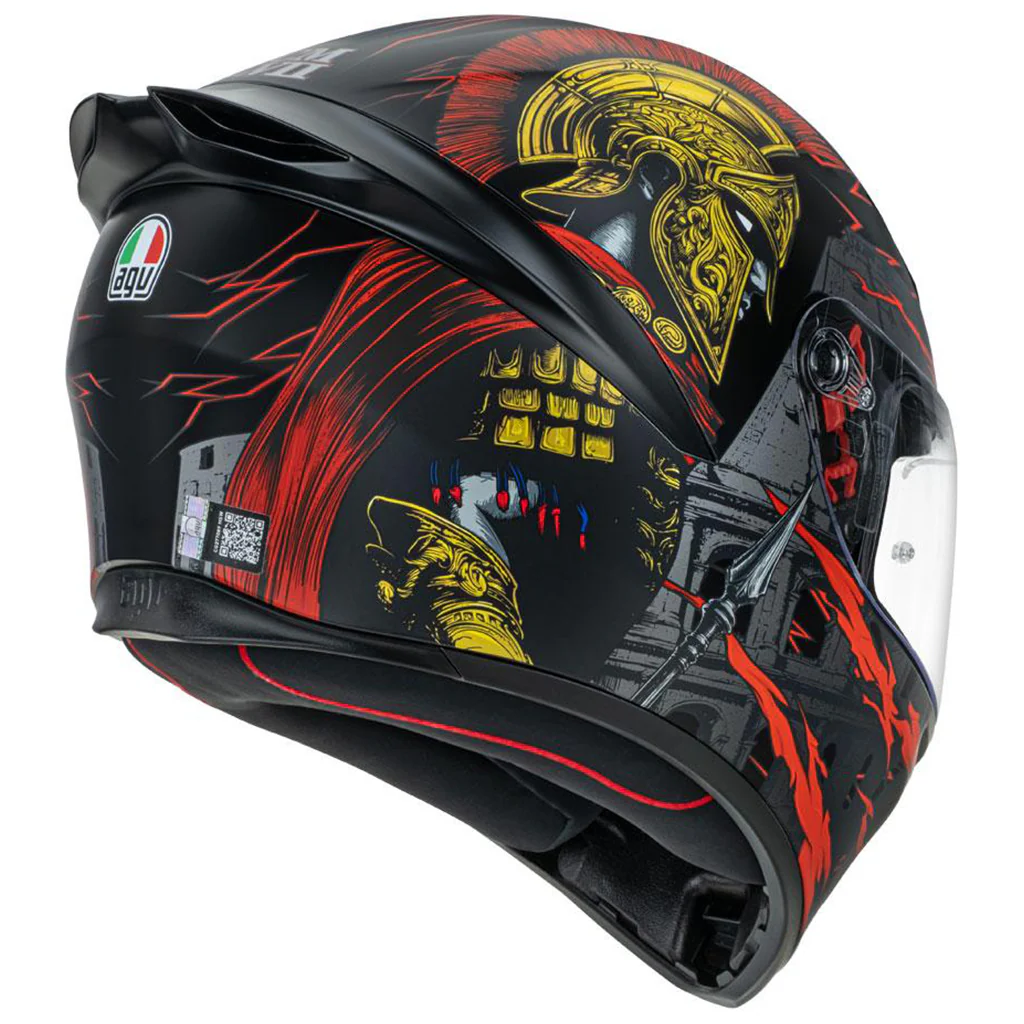 AGV - K1 S Gladiator Black/Gold/Red Limited Edition Helmet - Image 4