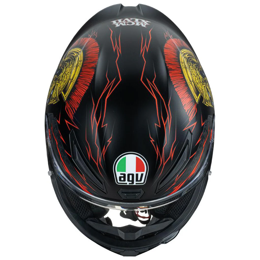 AGV - K1 S Gladiator Black/Gold/Red Limited Edition Helmet - Image 6