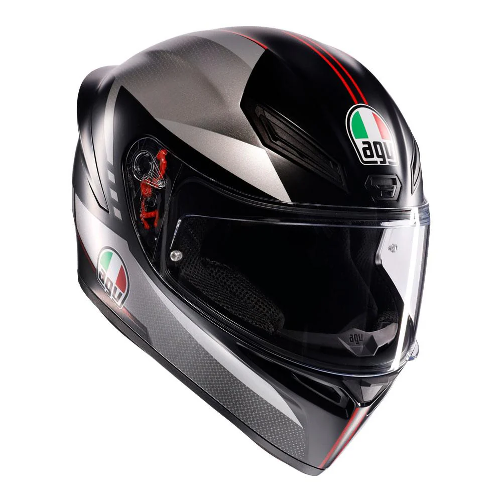 AGV - K1 S Lap Matt Black/Grey/Red Full Face Helmet