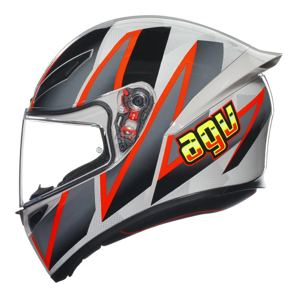 AGV - K1 S Blipper Grey/Red Helmet - Image 4