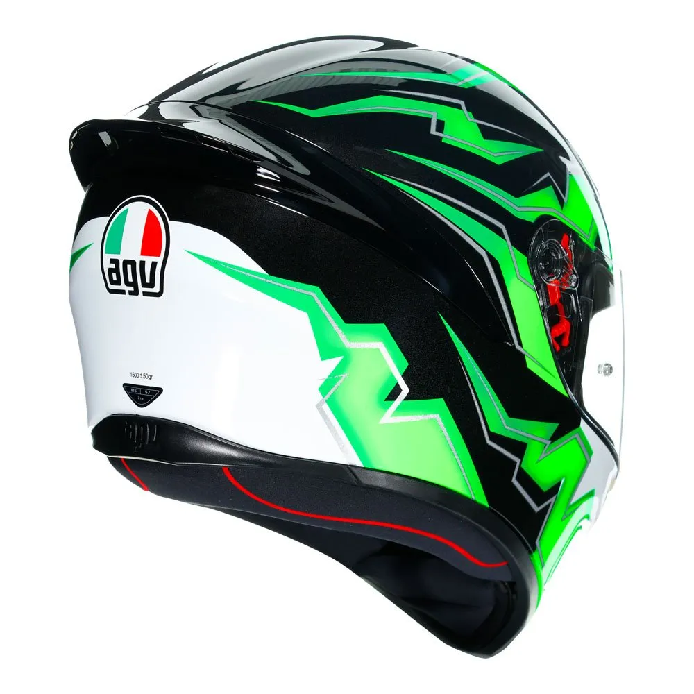 AGV - K1 S Kripton Black/Green Helmet - Image 5