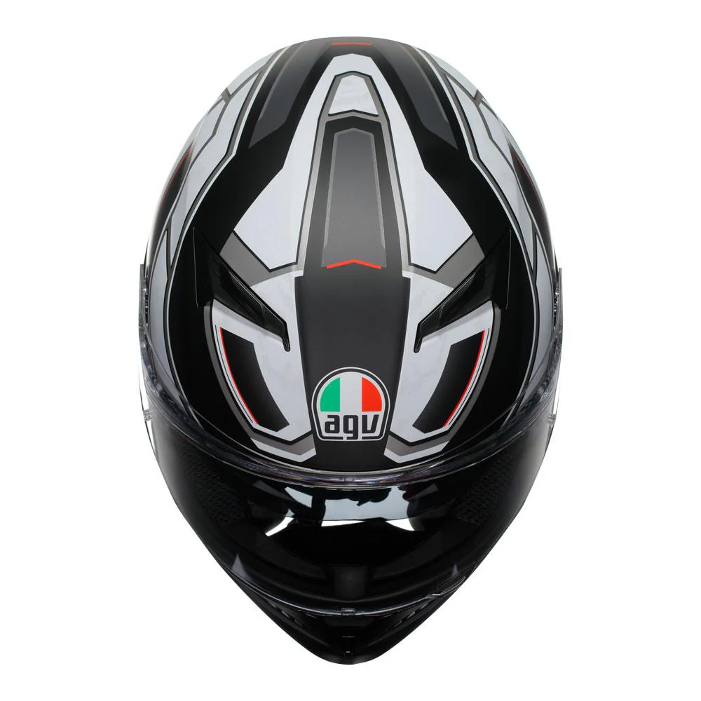 AGV - K3 Rivia Matt Black/White Full Face Helmet - Image 6
