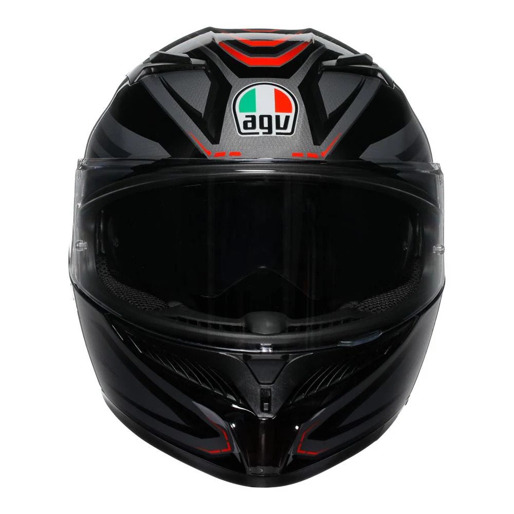 AGV - K3 Syth Black/Red Full Face Helmet - Image 2