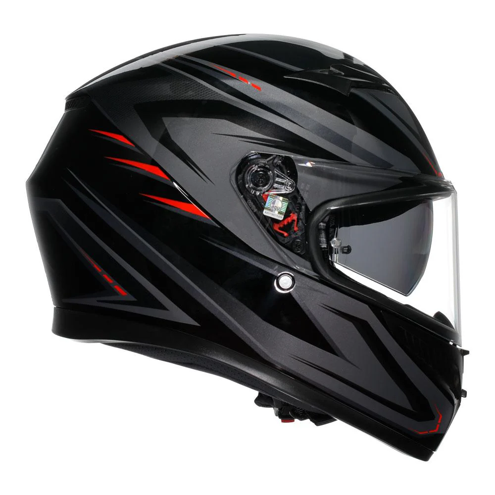 AGV - K3 Syth Black/Red Full Face Helmet - Image 3