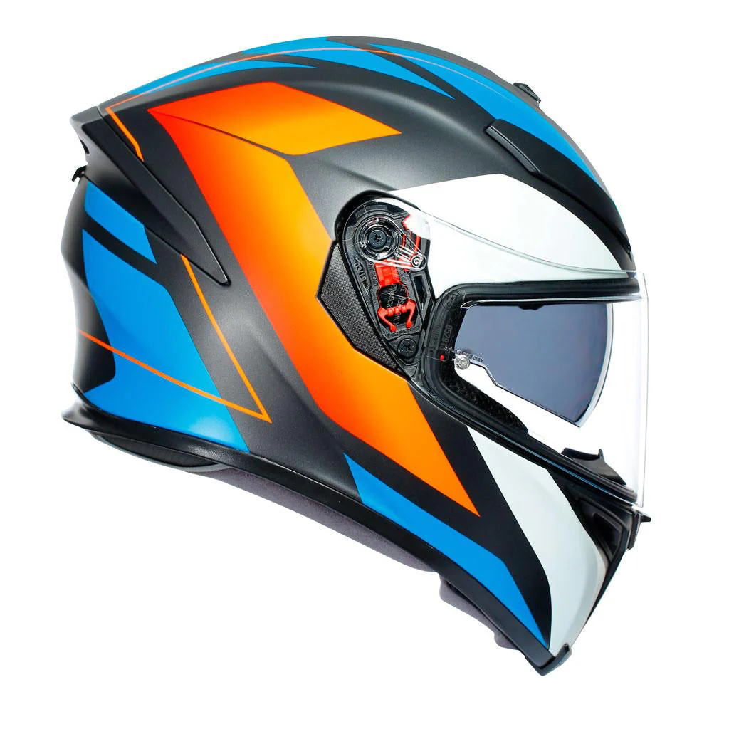 AGV - K5 S Core Black/Blue/Orange Helmet - Image 4