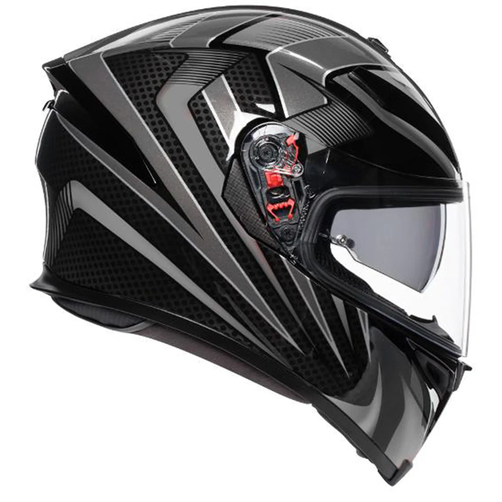 AGV - K5 S Hurricane 2 Black/Silver Helmet - Image 2