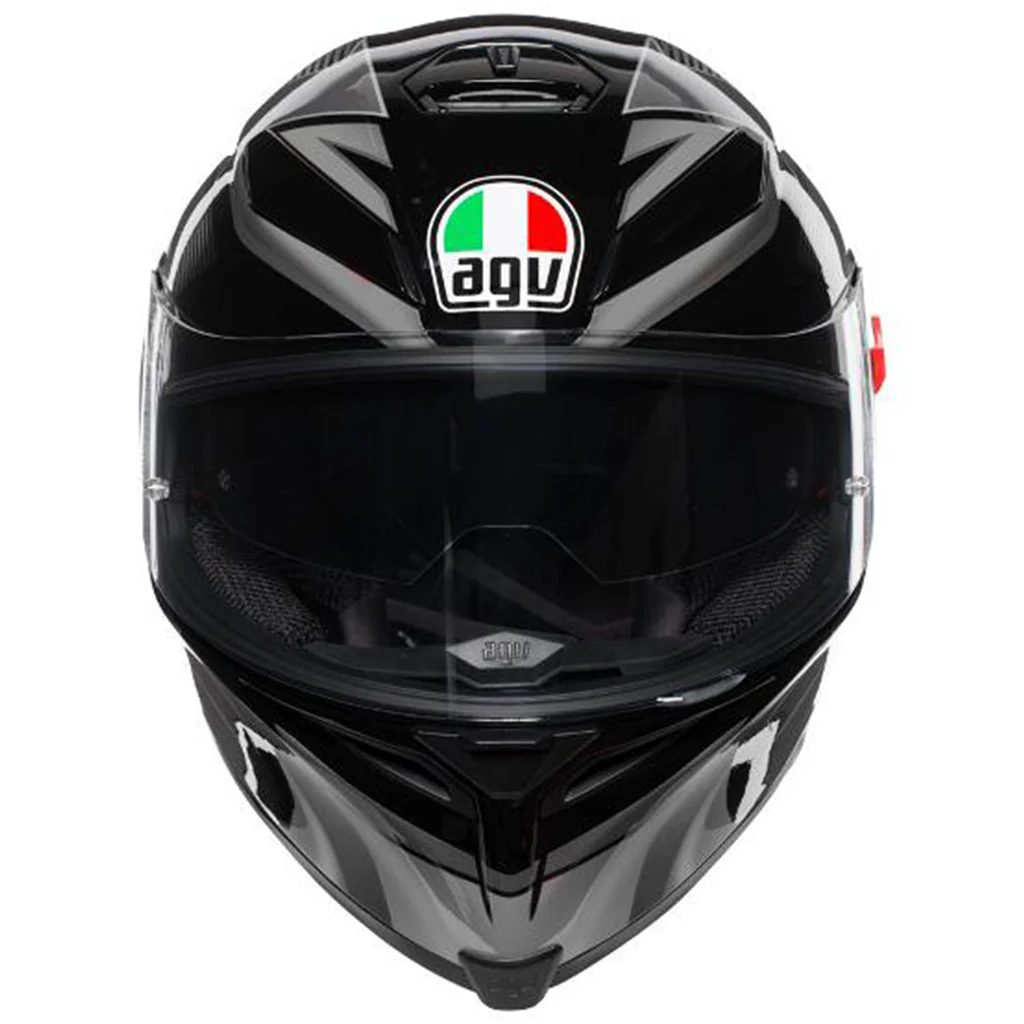 AGV - K5 S Hurricane 2 Black/Silver Helmet - Image 4
