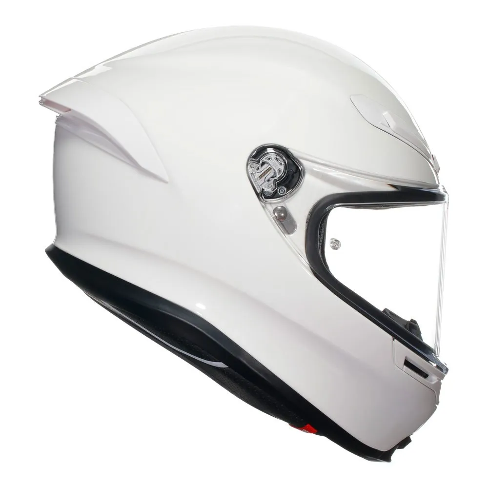 AGV - K6 S Solid Gloss White Helmet - Image 3