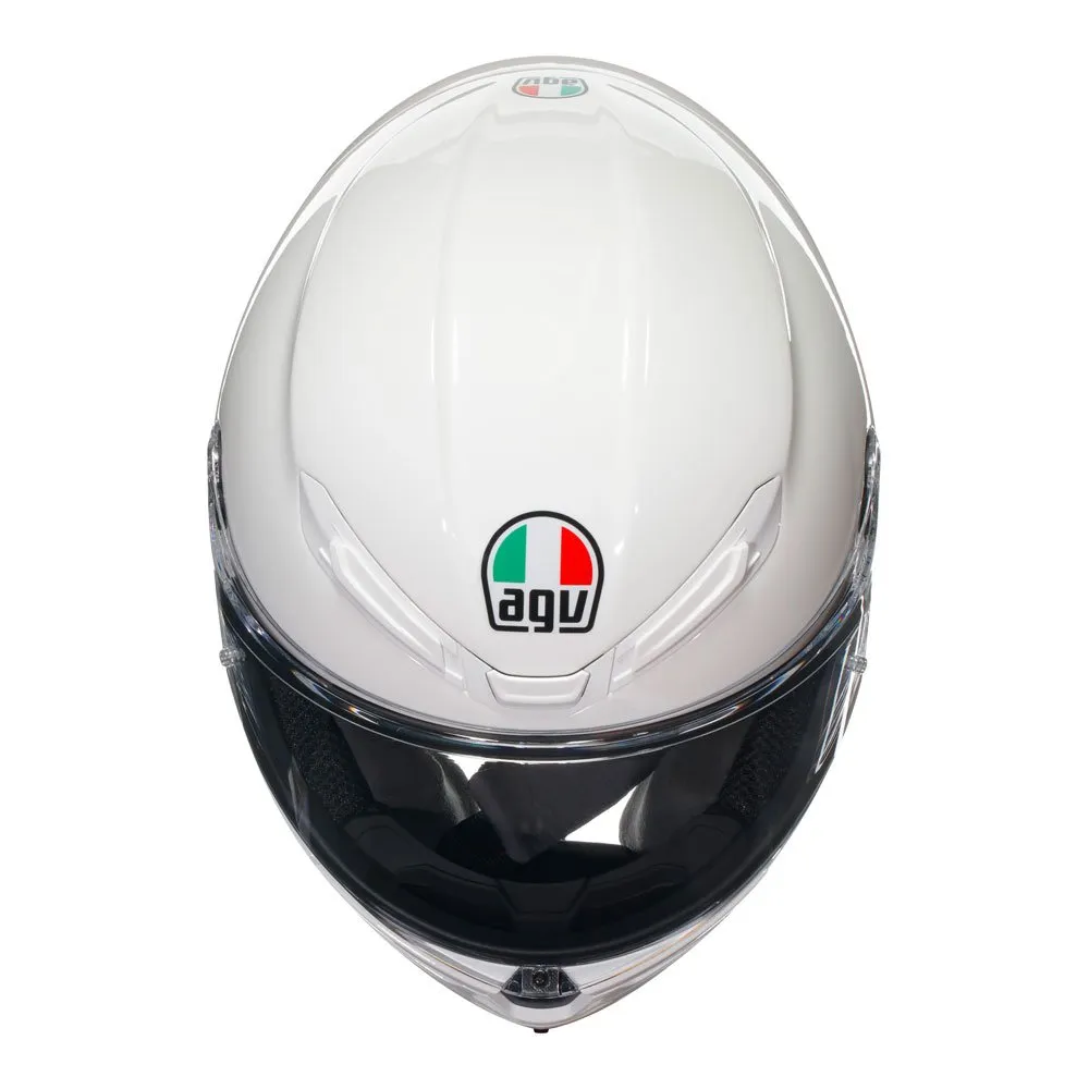 AGV - K6 S Solid Gloss White Helmet - Image 7