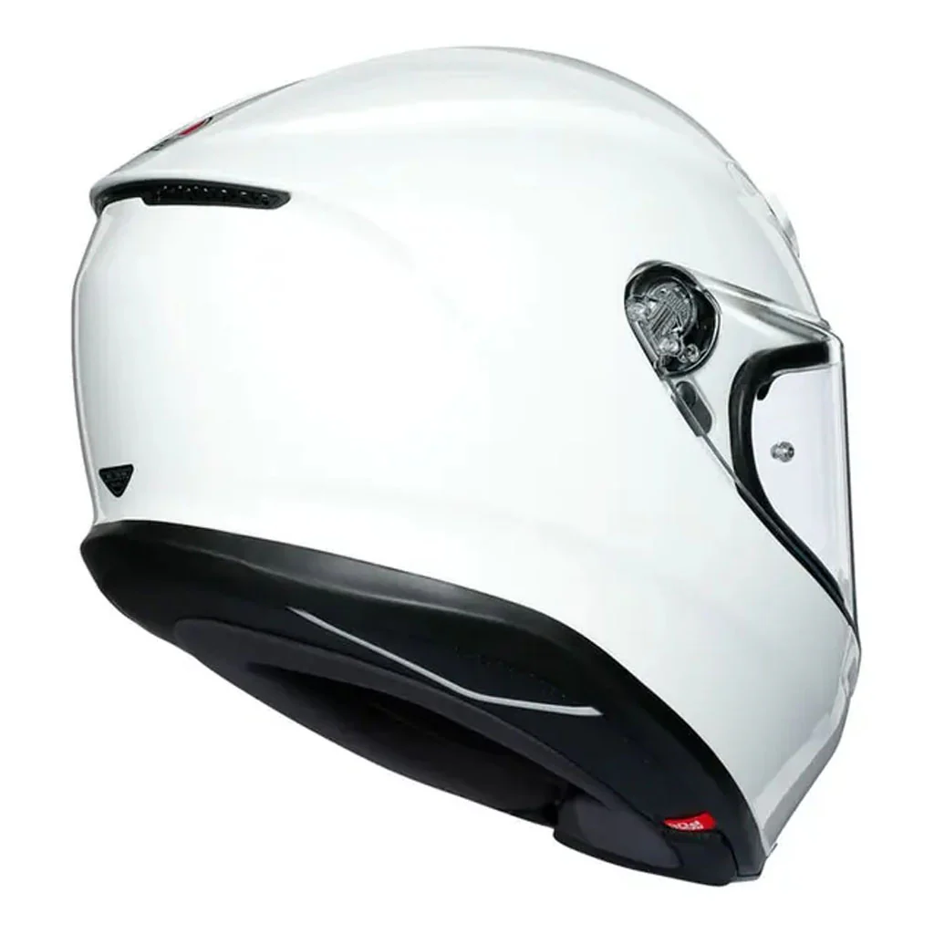 AGV - K6 Solid White Helmet - Image 3