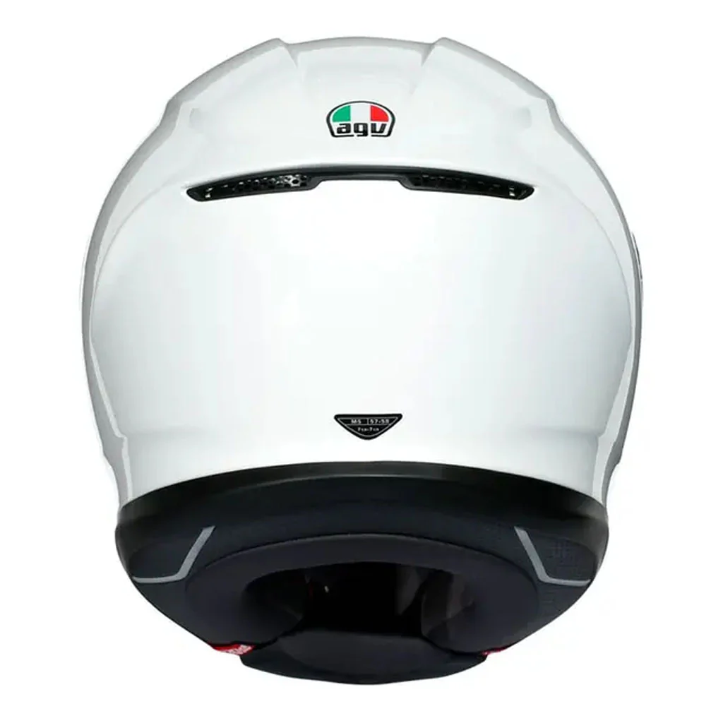 AGV - K6 Solid White Helmet - Image 4