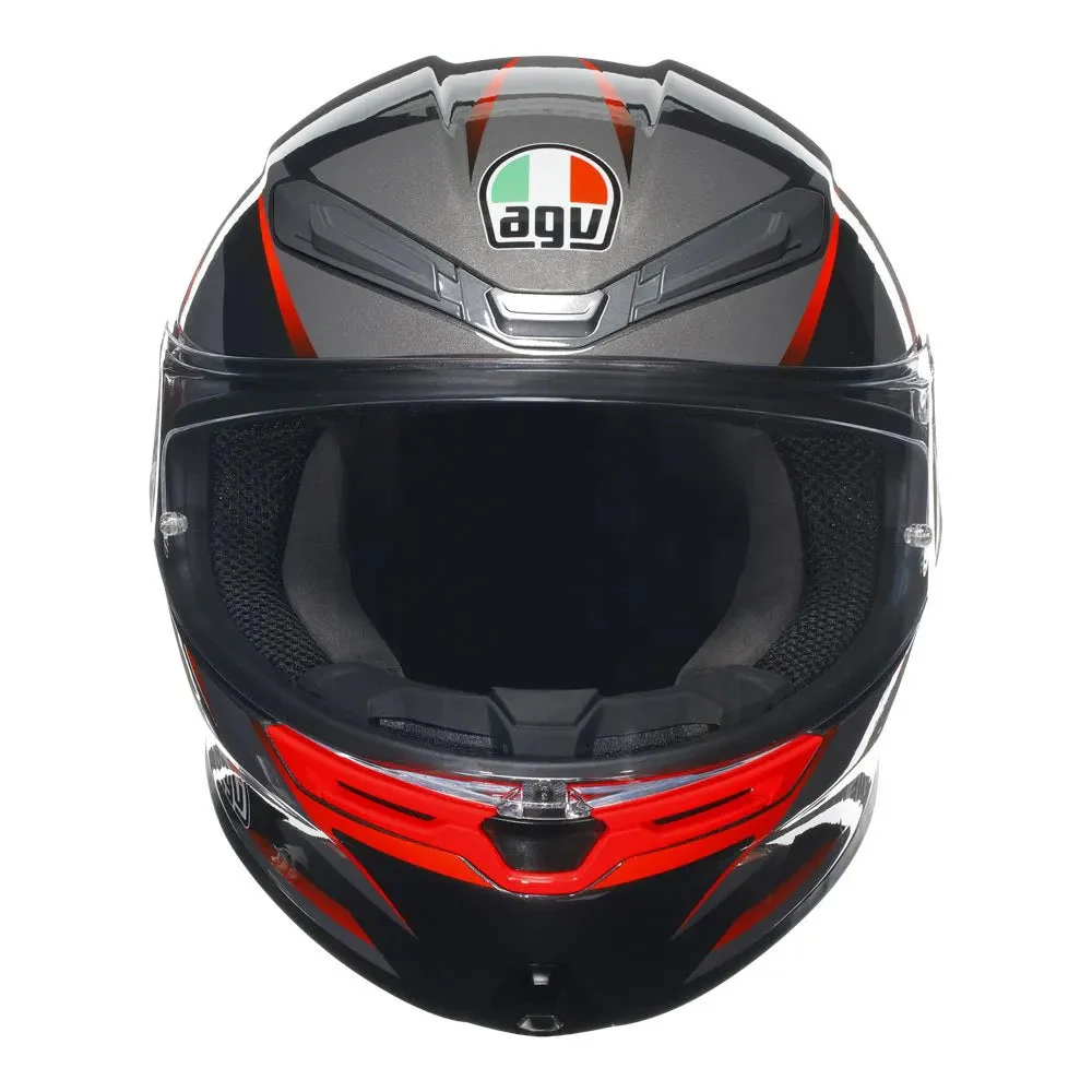 AGV - K6 S Slashcut Black/Red Helmet - Image 2