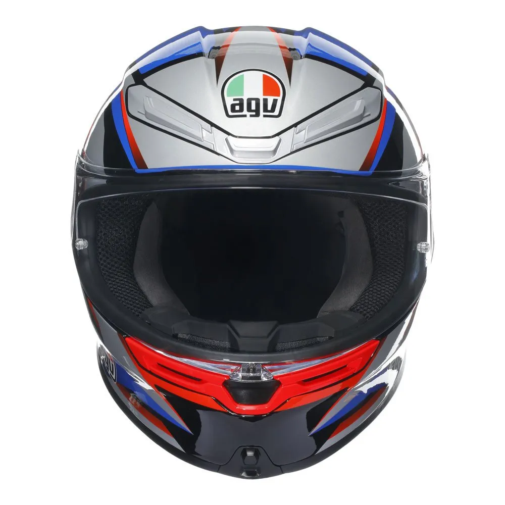 AGV - K6 S Slashcut Blue/Grey/Red Helmet - Image 2
