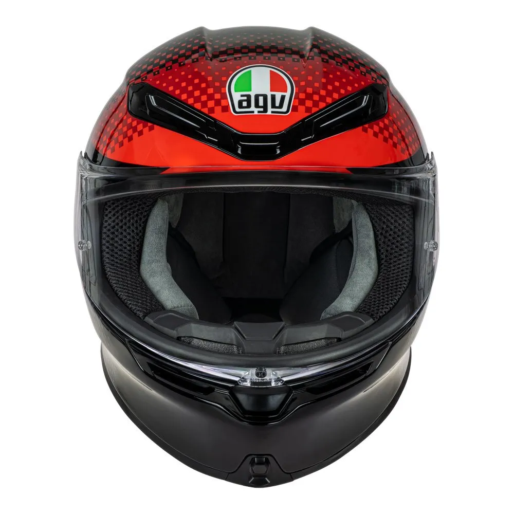AGV - K6 S Fision Black/Red Helmet - Image 2