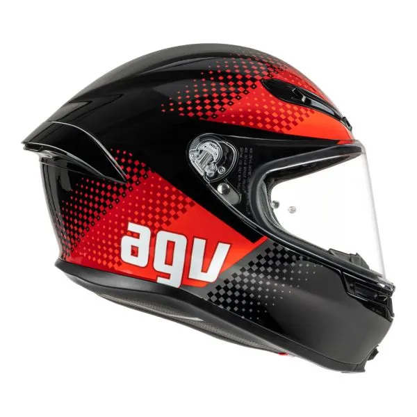 AGV - K6 S Fision Black/Red Helmet - Image 3