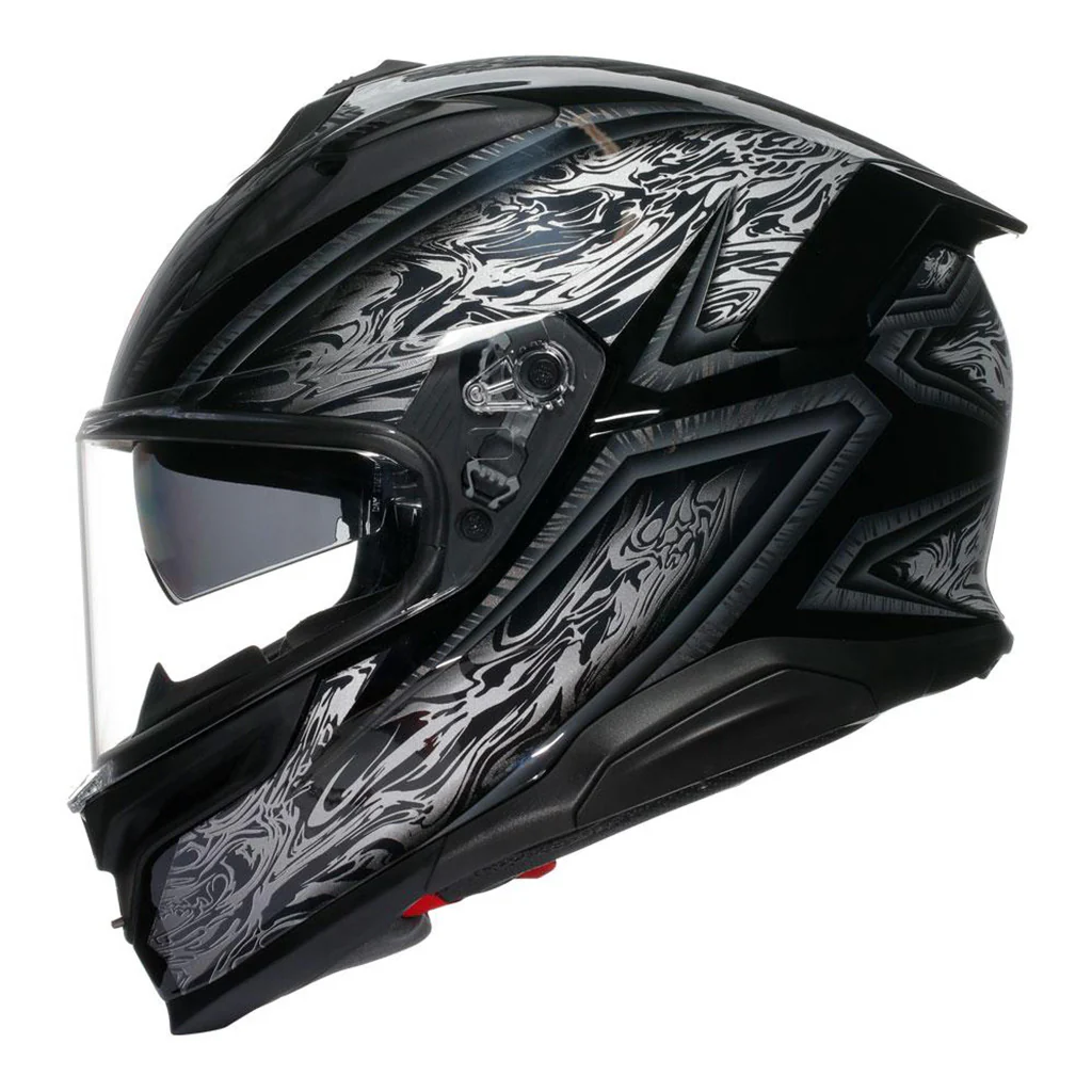 AGV - K7 Damascus Black/Silver Helmet - Image 5