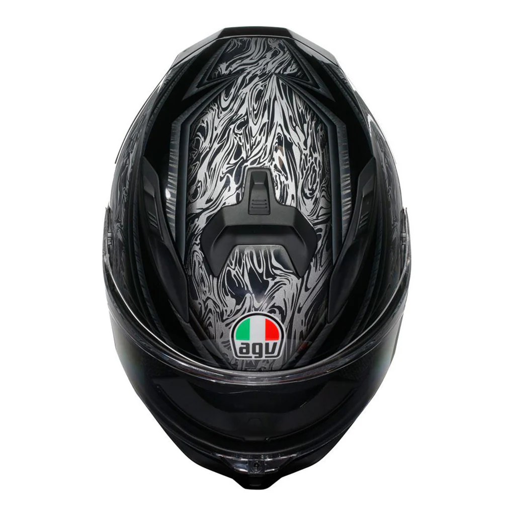 AGV - K7 Damascus Black/Silver Helmet - Image 7