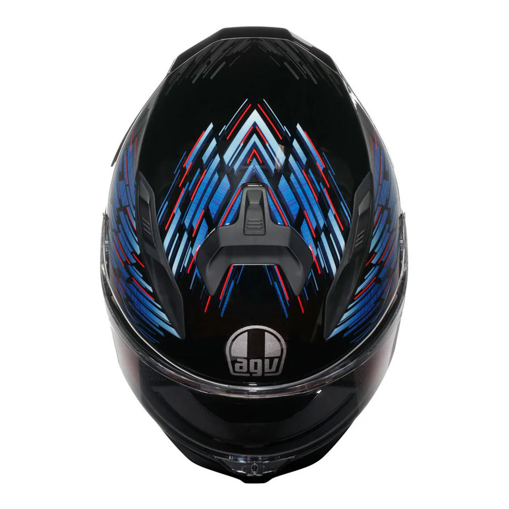 AGV - K7 Genisys Black/Blue/Grey Helmet - Image 6