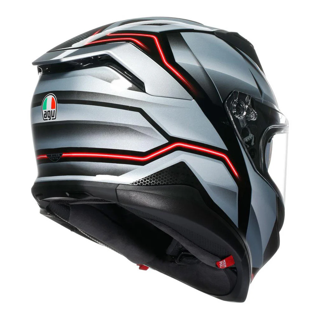 AGV - K7 Jaeger Black/Silver Helmet - Image 3