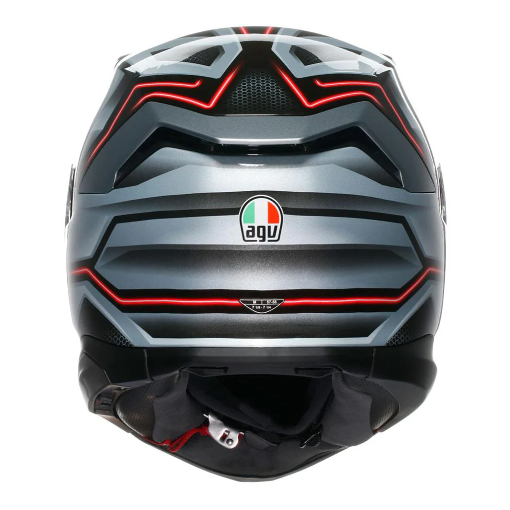 AGV - K7 Jaeger Black/Silver Helmet - Image 4