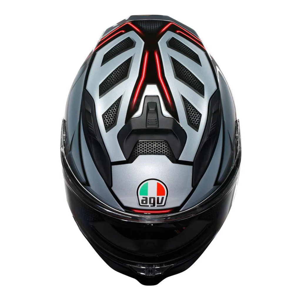 AGV - K7 Jaeger Black/Silver Helmet - Image 7
