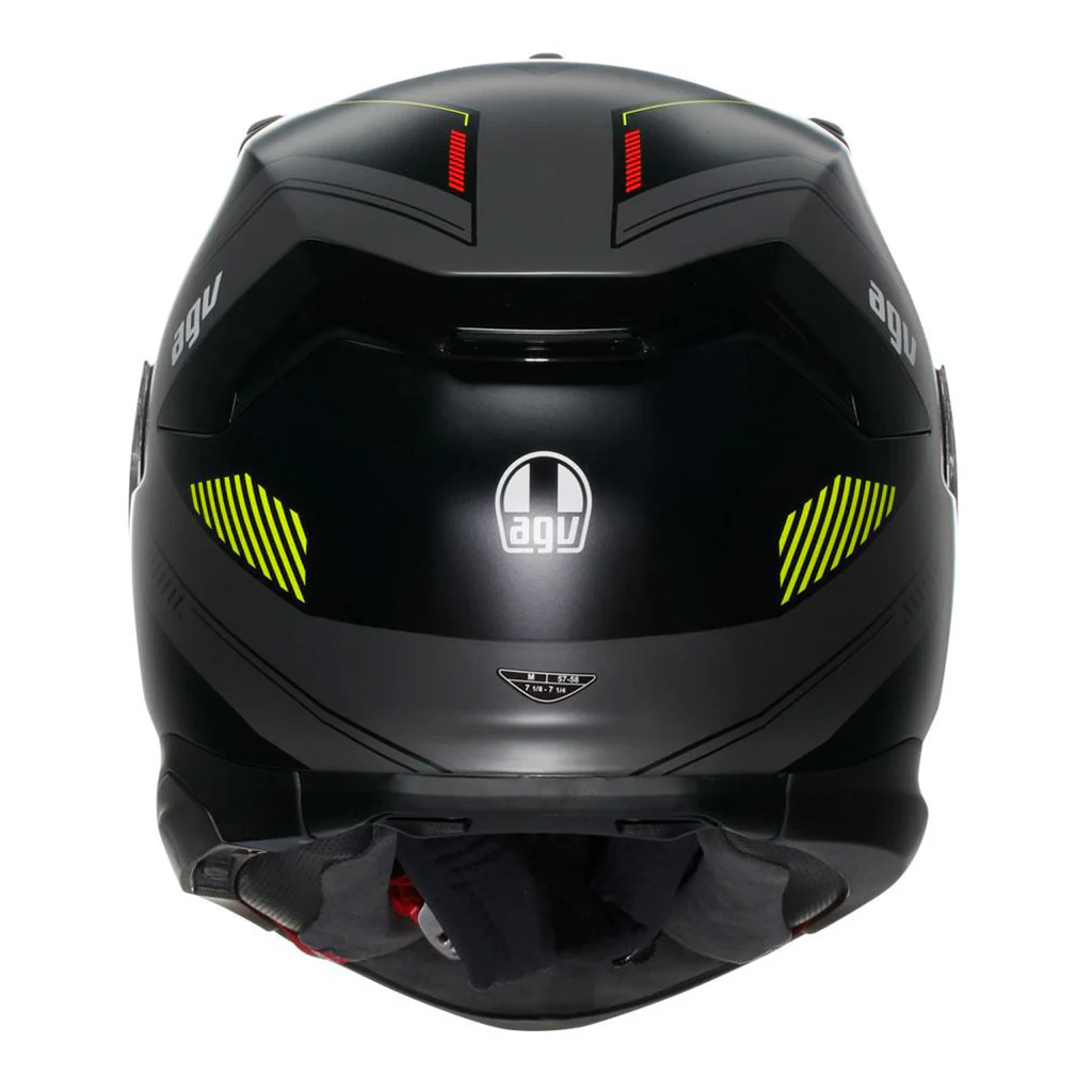 AGV - K7 Kyber Grey/Yellow Helmet - Image 4