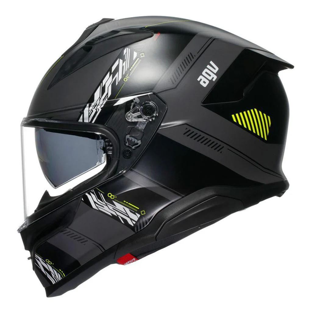 AGV - K7 Kyber Grey/Yellow Helmet - Image 5