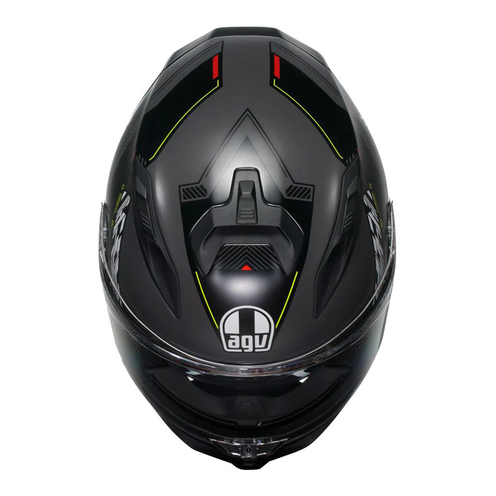 AGV - K7 Kyber Grey/Yellow Helmet - Image 7