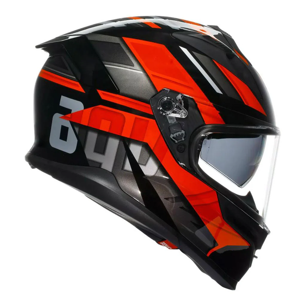 AGV - K7 Taurax Black/Red Helmet - Image 2