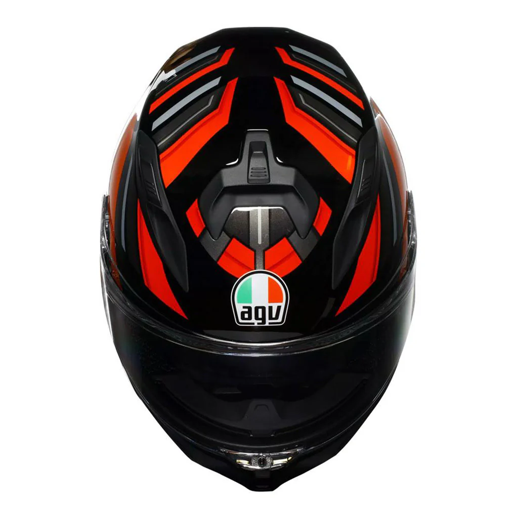 AGV - K7 Taurax Black/Red Helmet - Image 7
