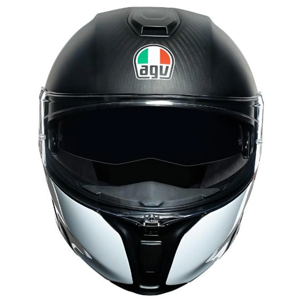 AGV - Sportmodular Layer Carbon/Red/Blue Helmet - Image 2