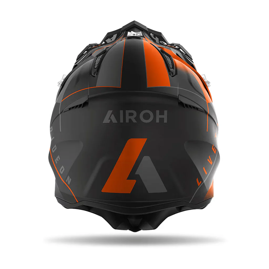 Airoh - Aviator Ace Amaze Matt/Orange Helmet - Image 2