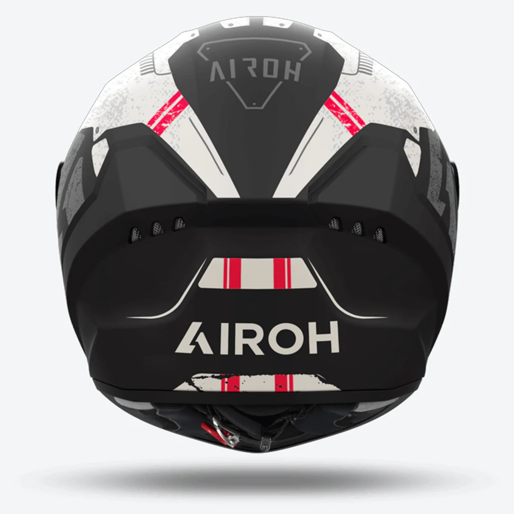 Airoh - Connor Omega Black/White/Red Helmet - Image 2